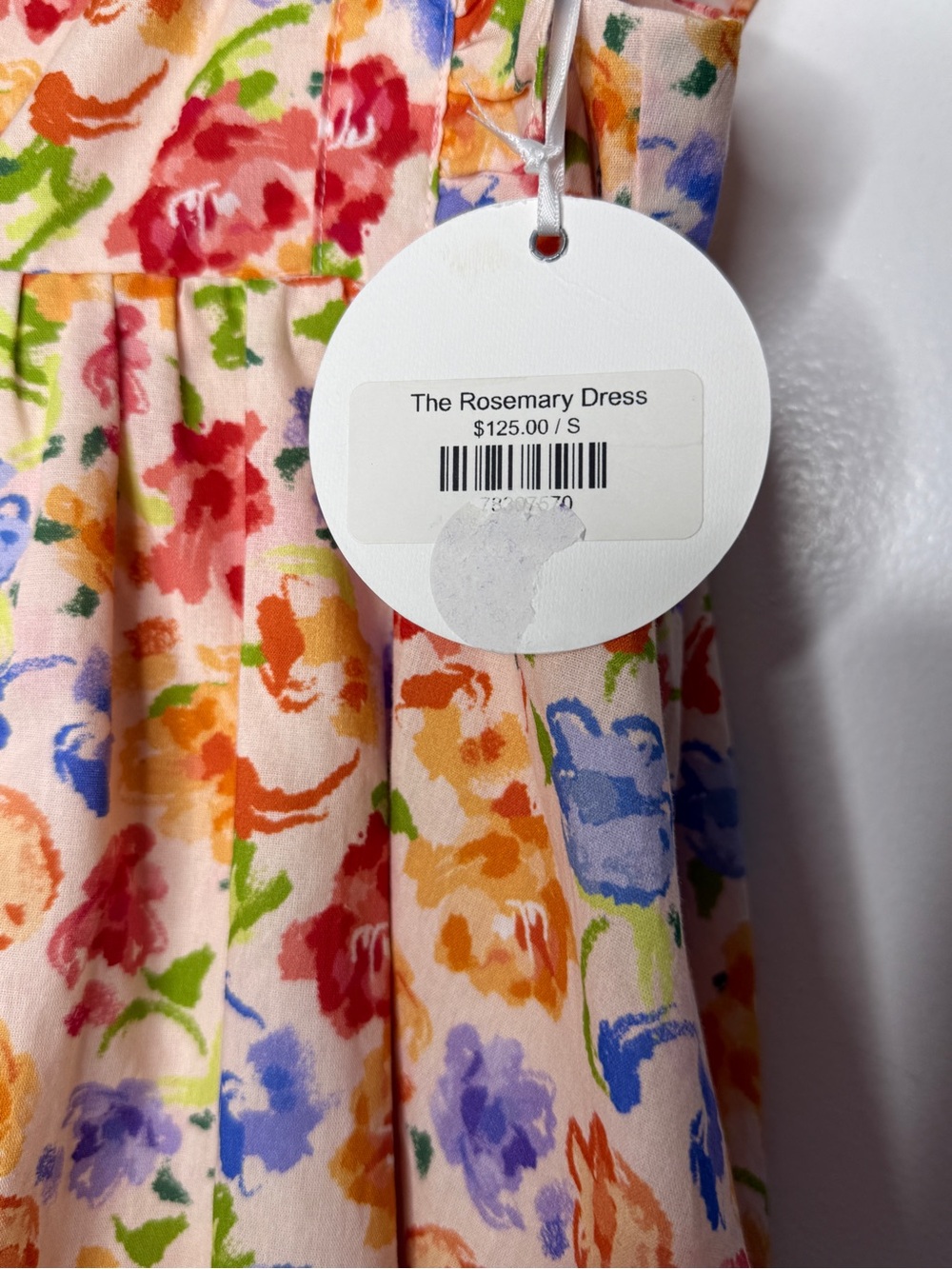 Storia The Rosemary Babydoll Mini Dress Multicolor Floral Ruffle Straps | EUC - Picture 5 of 8